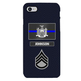 Personalized New York Thin Blue Line Phone Case Printed 22MAR-DT23