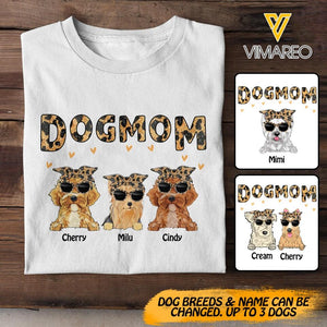 Personalized Dog Mom Tshirt Printed 22MAR-DT23