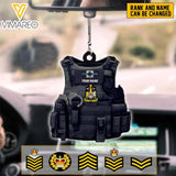 PERSONALIZED CANADIAN POLICE CAR HANGING ORNAMENT MTTQ2403