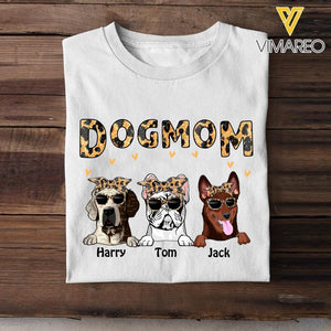 Personalized Dog Mom Tshirt Printed 22MAR-DT23