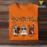 Personalized Dog Mom Tshirt Printed 22MAR-DT23