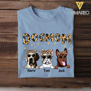Personalized Dog Mom Tshirt Printed 22MAR-DT23