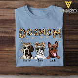 Personalized Dog Mom Tshirt Printed 22MAR-DT23