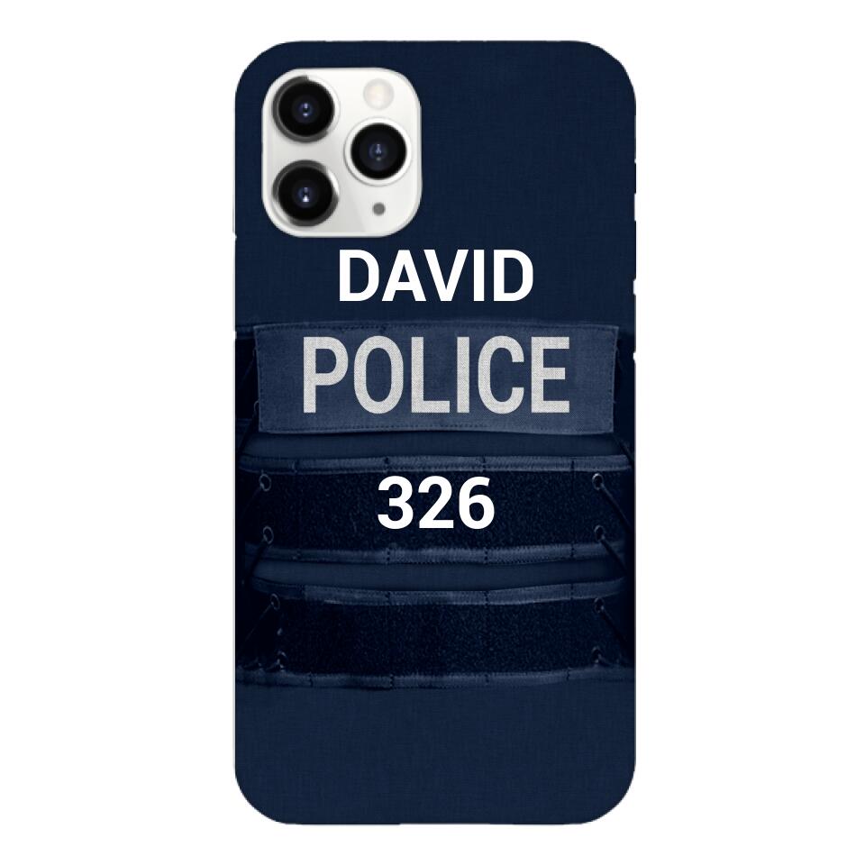 PERSONALIZED POLICE PHONCASE 3N