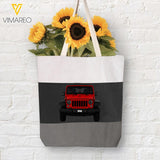 Personalized Jeep Tote Bag Printed 22MAR-LN25