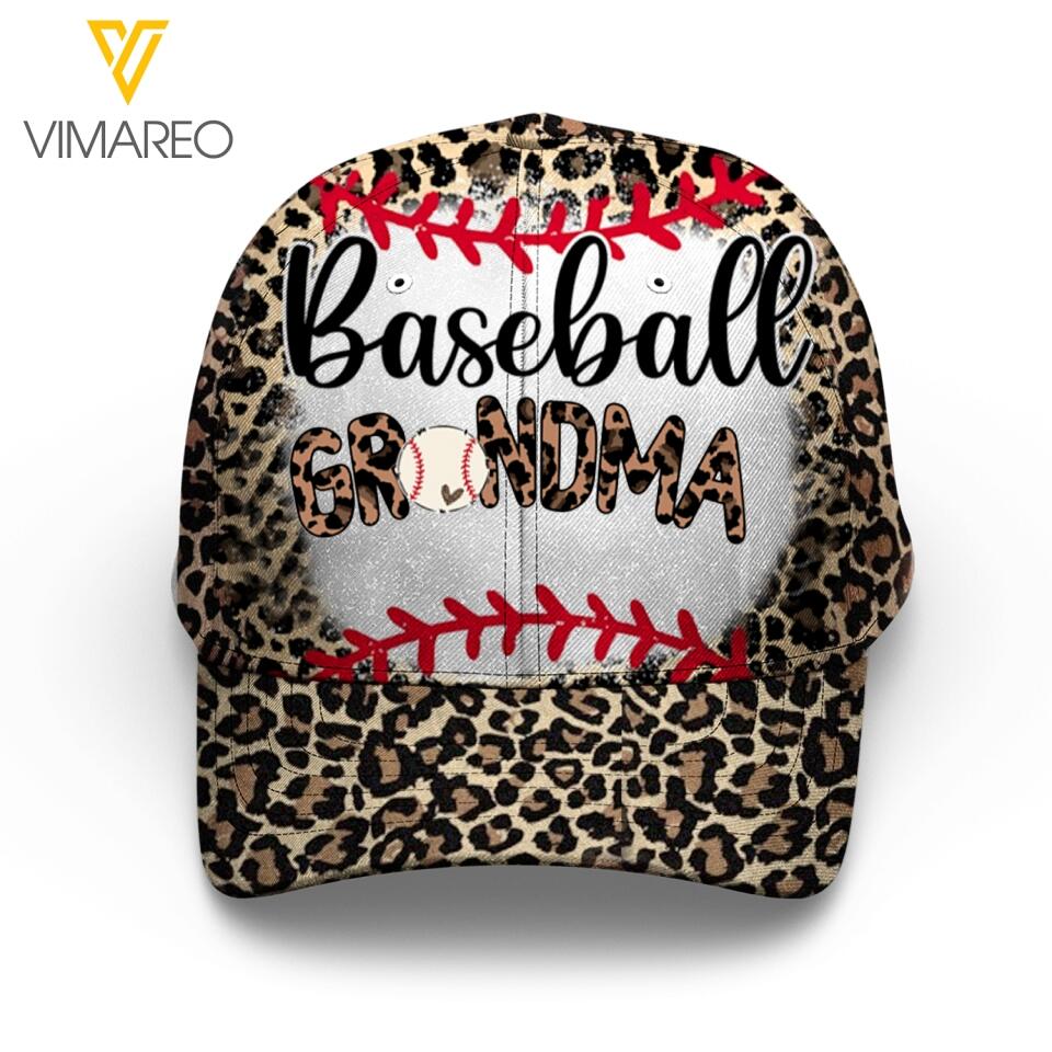 Personalized Baseball Grandma Peaked Cap T3Q 2503