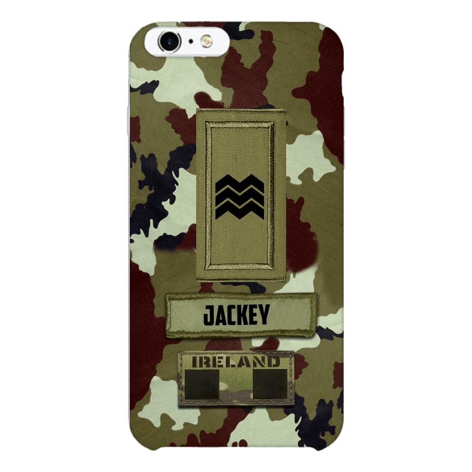 Personalized Irish Soldier Camo Phone Case Printed 25MAR-VQ25