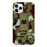 Personalized Irish Soldier Camo Phone Case Printed 25MAR-VQ25