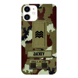 Personalized Irish Soldier Camo Phone Case Printed 25MAR-VQ25