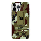 Personalized Irish Soldier Camo Phone Case Printed 25MAR-VQ25