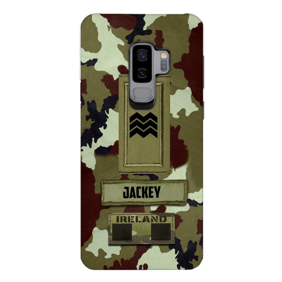 Personalized Irish Soldier Camo Phone Case Printed 25MAR-VQ25