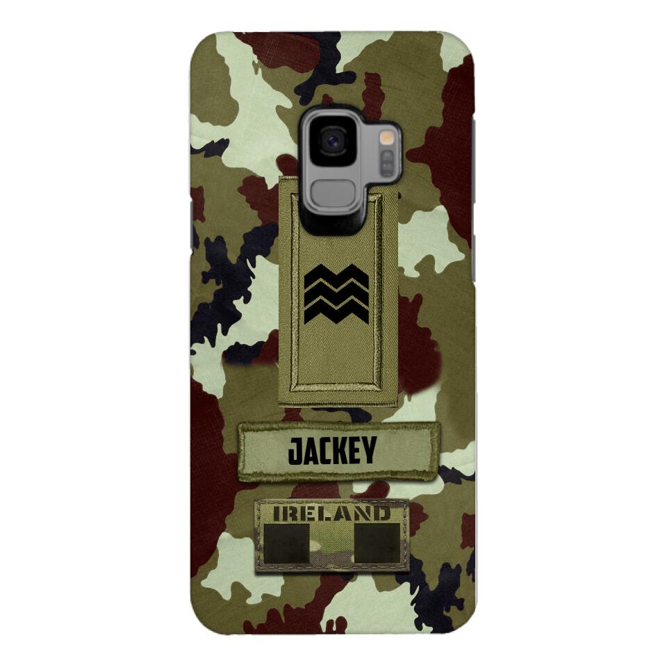 Personalized Irish Soldier Camo Phone Case Printed 25MAR-VQ25
