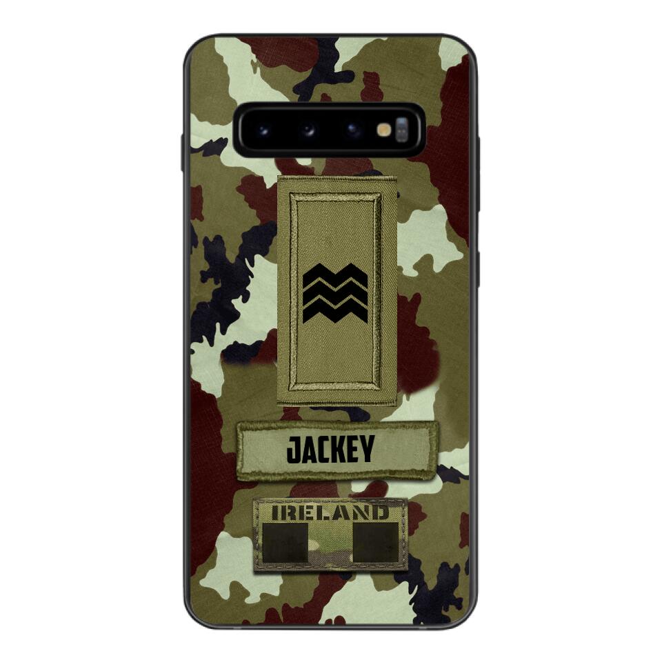 Personalized Irish Soldier Camo Phone Case Printed 25MAR-VQ25