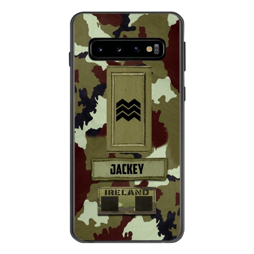 Personalized Irish Soldier Camo Phone Case Printed 25MAR-VQ25