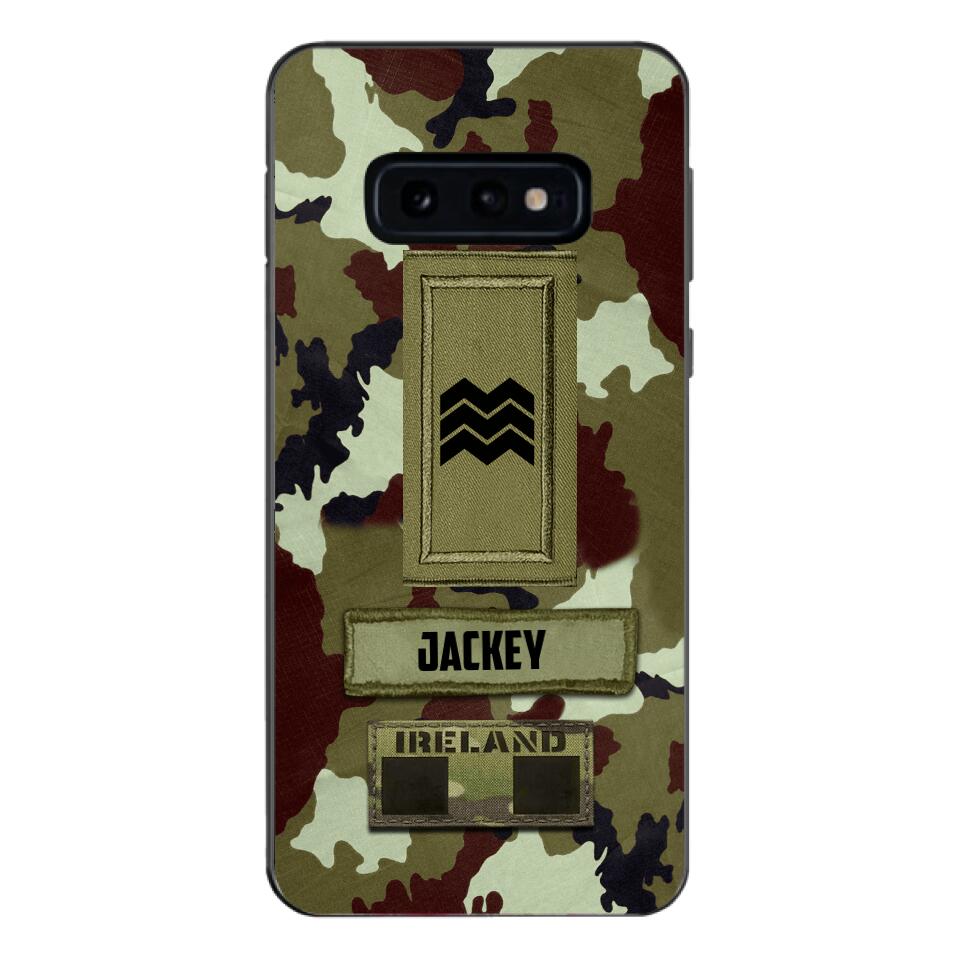 Personalized Irish Soldier Camo Phone Case Printed 25MAR-VQ25