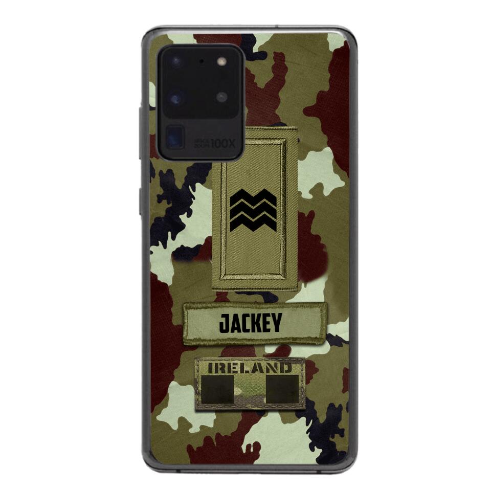Personalized Irish Soldier Camo Phone Case Printed 25MAR-VQ25
