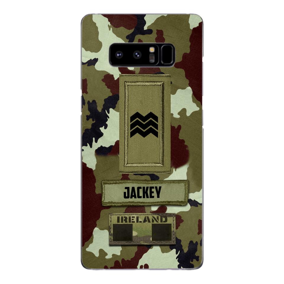 Personalized Irish Soldier Camo Phone Case Printed 25MAR-VQ25