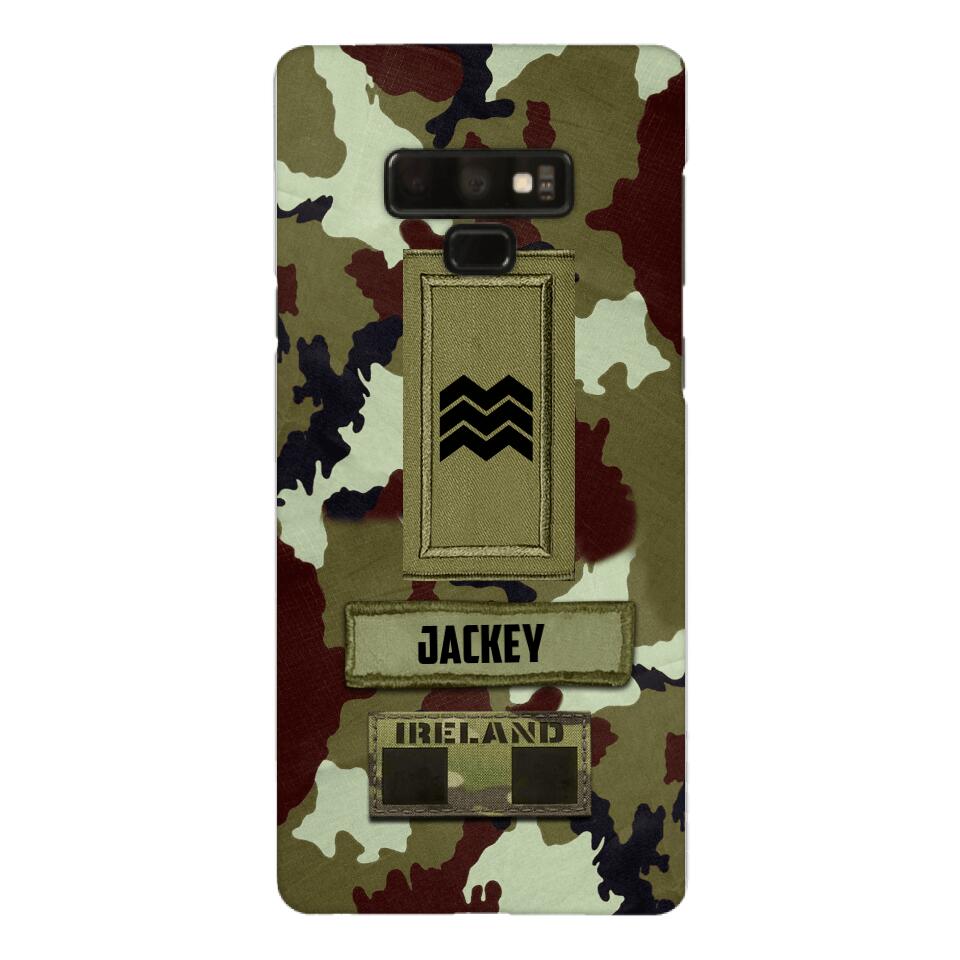 Personalized Irish Soldier Camo Phone Case Printed 25MAR-VQ25