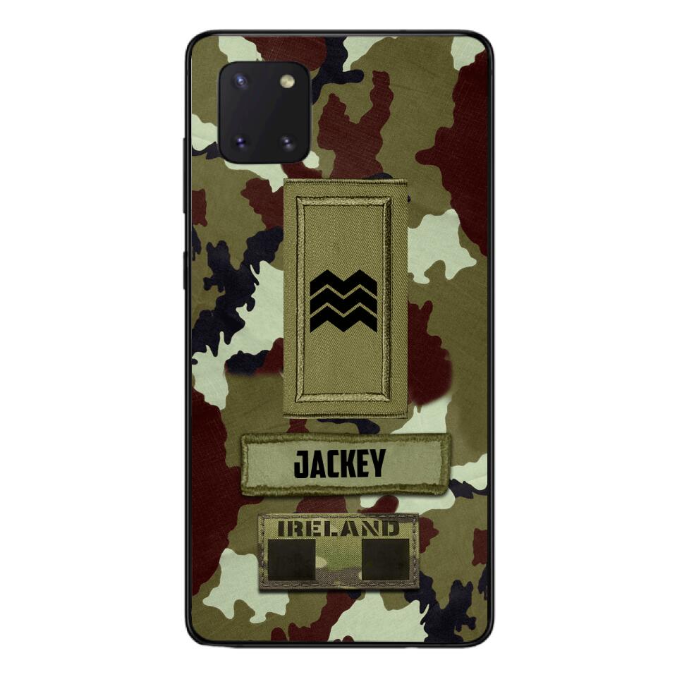 Personalized Irish Soldier Camo Phone Case Printed 25MAR-VQ25