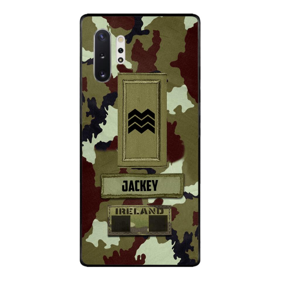 Personalized Irish Soldier Camo Phone Case Printed 25MAR-VQ25