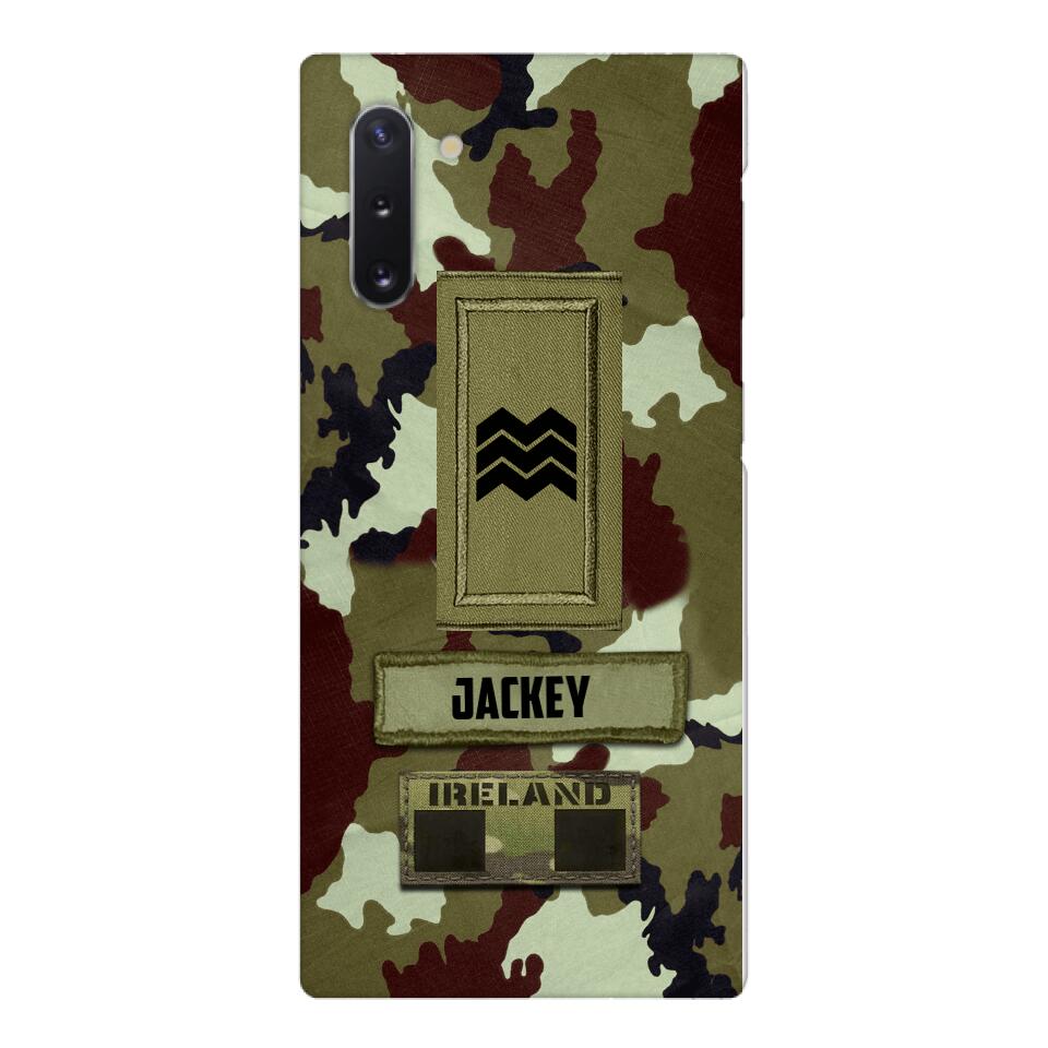 Personalized Irish Soldier Camo Phone Case Printed 25MAR-VQ25