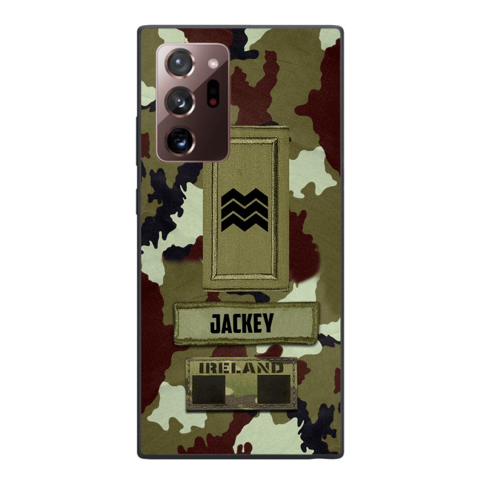 Personalized Irish Soldier Camo Phone Case Printed 25MAR-VQ25