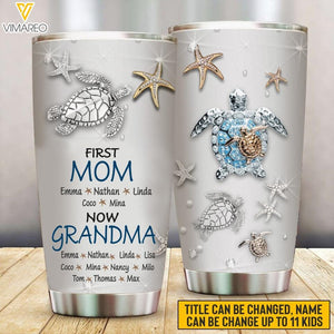 Personalized First Mom Now Grandma Tumbler Printed 22MAR-QH25