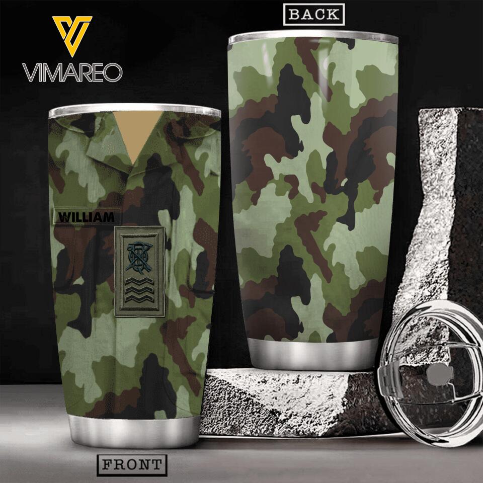 Personalized Irish Soldier Tumbler Printed 22MAR-HC26
