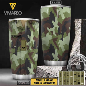 Personalized Irish Soldier Tumbler Printed 22MAR-HC26