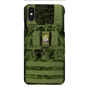 Personalized Canadian Soldier Phone Case Printed 25MAR-DT28