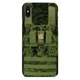 Personalized Canadian Soldier Phone Case Printed 25MAR-DT28