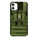Personalized Canadian Soldier Phone Case Printed 25MAR-DT28