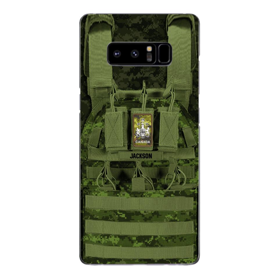 Personalized Canadian Soldier Phone Case Printed 25MAR-DT28