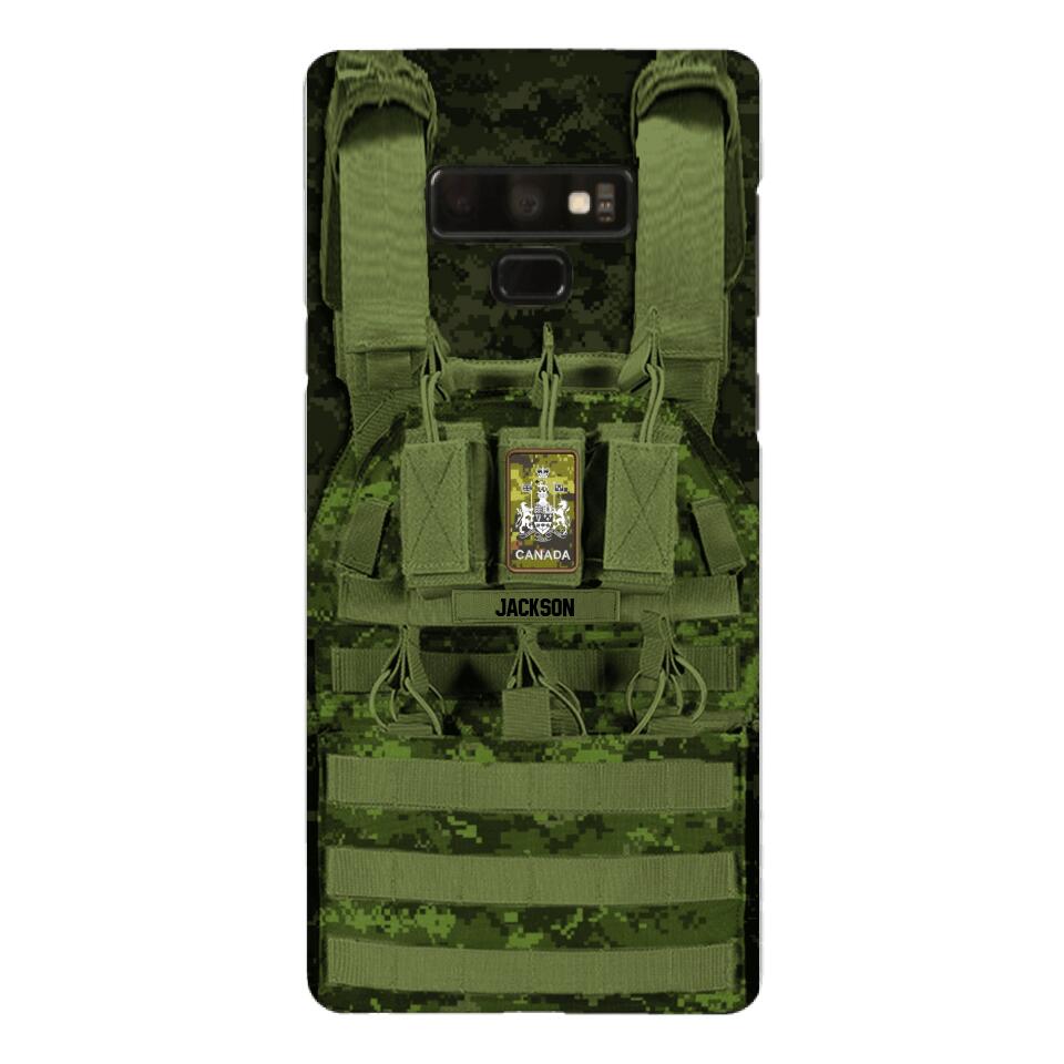 Personalized Canadian Soldier Phone Case Printed 25MAR-DT28