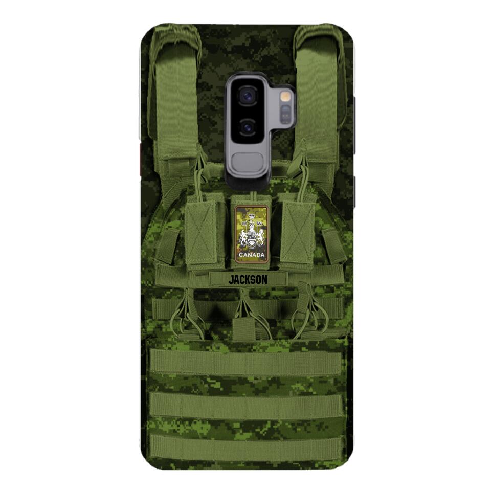 Personalized Canadian Soldier Phone Case Printed 25MAR-DT28