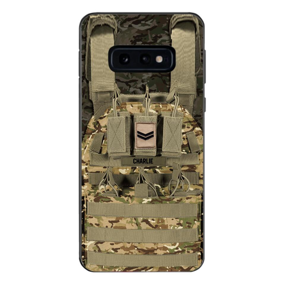 Personalized British Soldier Phone Case Printed 25MAR-DT28