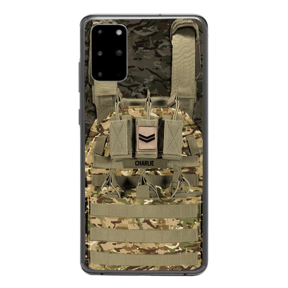 Personalized British Soldier Phone Case Printed 25MAR-DT28