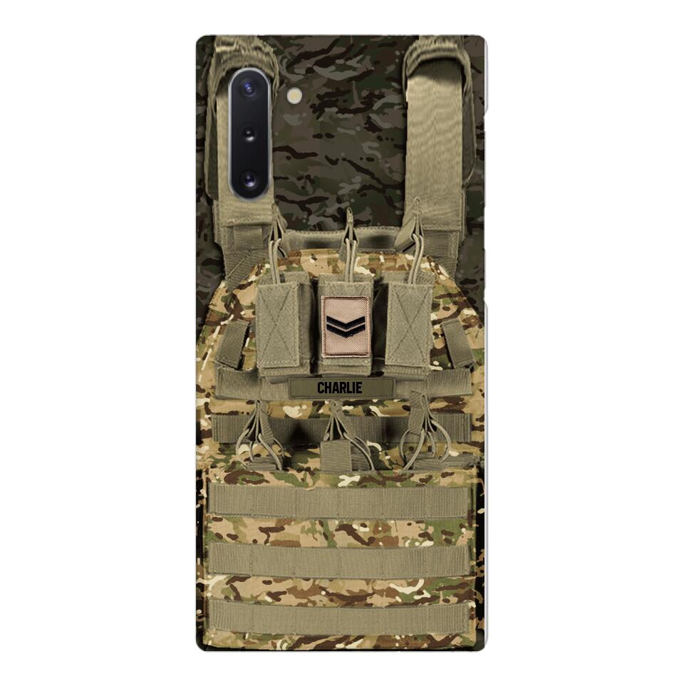 Personalized British Soldier Phone Case Printed 25MAR-DT28