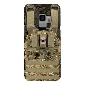 Personalized British Soldier Phone Case Printed 25MAR-DT28