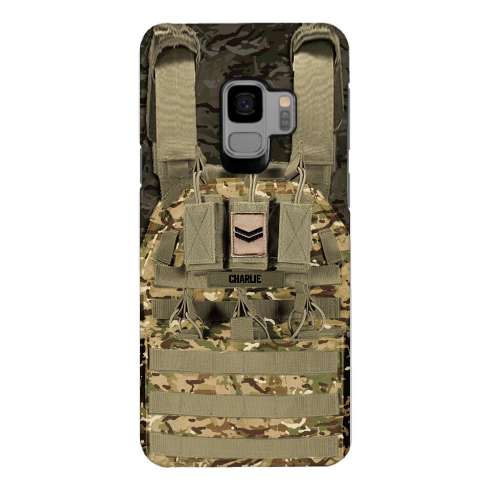 Personalized British Soldier Phone Case Printed 25MAR-DT28
