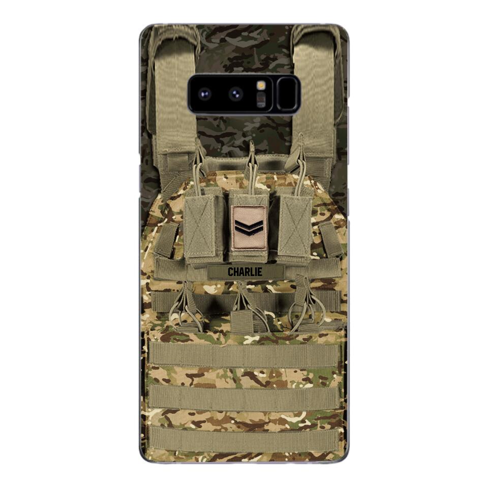 Personalized British Soldier Phone Case Printed 25MAR-DT28