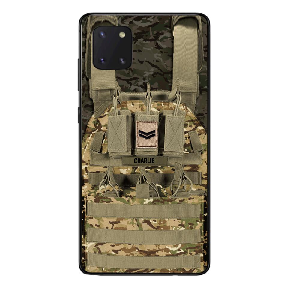 Personalized British Soldier Phone Case Printed 25MAR-DT28