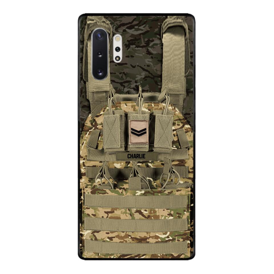 Personalized British Soldier Phone Case Printed 25MAR-DT28