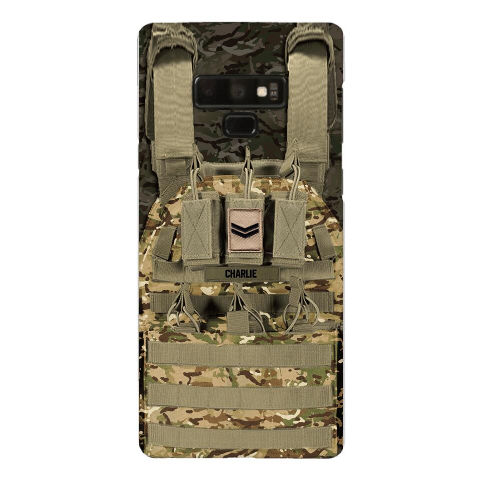 Personalized British Soldier Phone Case Printed 25MAR-DT28