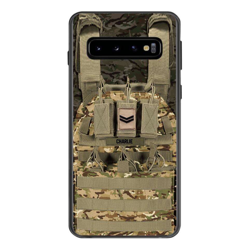 Personalized British Soldier Phone Case Printed 25MAR-DT28
