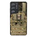 Personalized British Soldier Phone Case Printed 25MAR-DT28