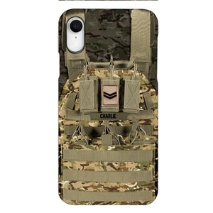 Personalized British Soldier Phone Case Printed 25MAR-DT28