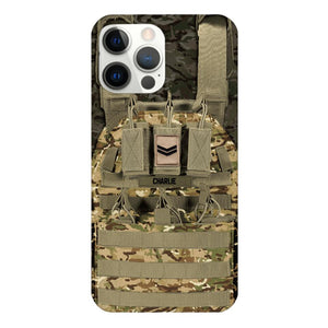 Personalized British Soldier Phone Case Printed 25MAR-DT28
