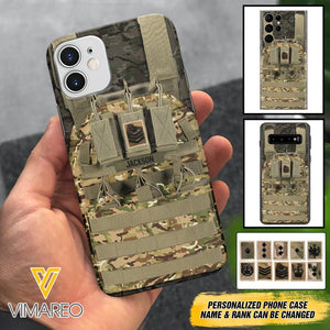 Personalized British Soldier Phone Case Printed 25MAR-DT28