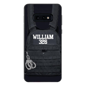 Personalized Thin Blue Line Phone Case Printed 25MAR-LN28